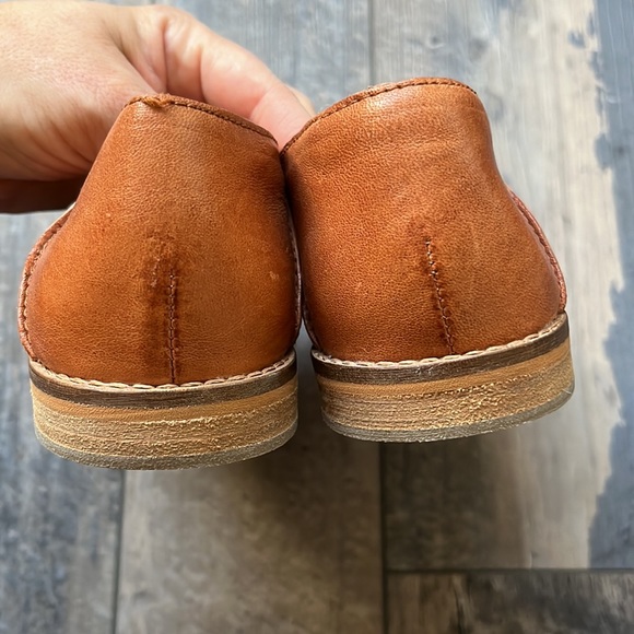 (8) Anthropologie Kelsi Dagger Brooklyn Open Toed Brown Leather Sandals - Picture 7 of 7